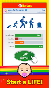 Screenshot bitlife APK