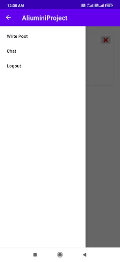 Alumini Project Screen 2