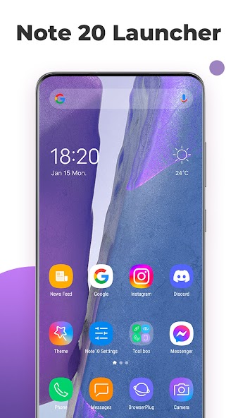 Note Launcher - Galaxy Note20 9.1.1 APK + Mod (Unlocked / Premium) for Android