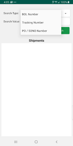 Android application MGN LOGISTICS MOBILE TRACKER screenshort