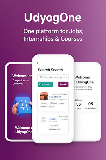 UdyogOne JobIntership Search