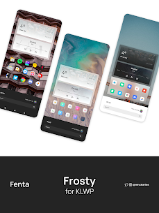 Frosty for KLWP 2021 Apk 3