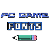 Pc Game Fonts - Text to png image picture file icon