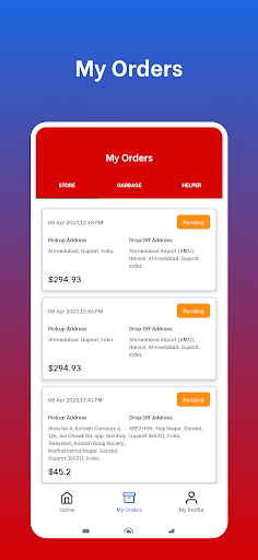 Android application MND - Driver screenshort