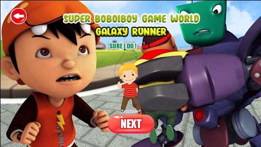 Super Boboiboy Game Run Galaxy