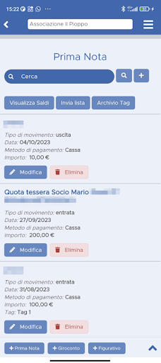 AssociazioneInCloud App Screen 3