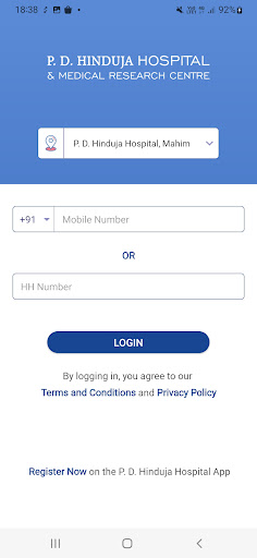 Hinduja Hospital Teleconsult Screen 2