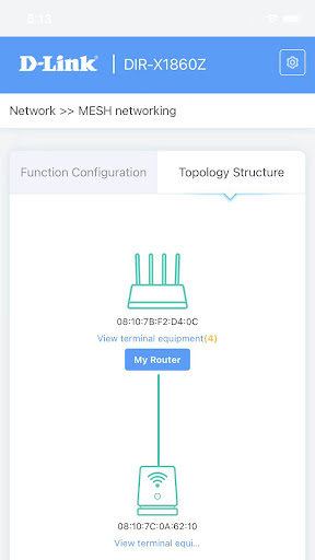 Android application D-Link Wi-Fi Connect screenshort