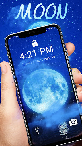Blue moon APUS Live Wallpaper