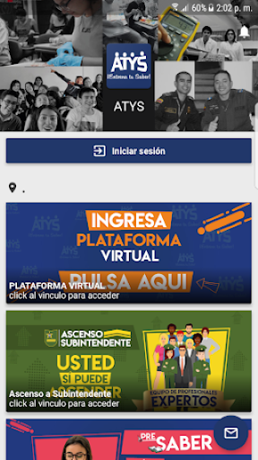 Android application ATYS screenshort