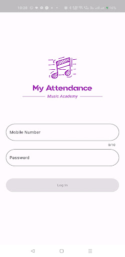 MyAttendance Screen 2