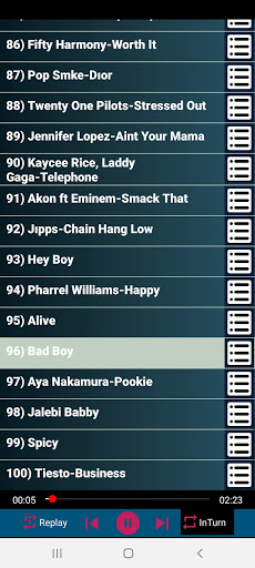100 Pop Songs Offline