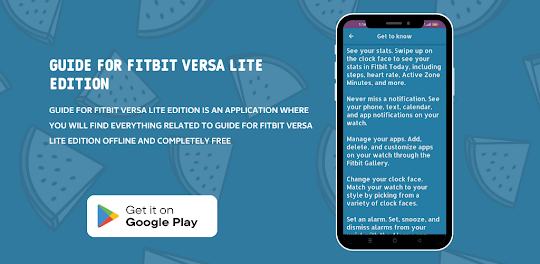 Fitbit Versa LiteEdition Guide