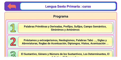 Lengua Sexto Primaria Screen 2