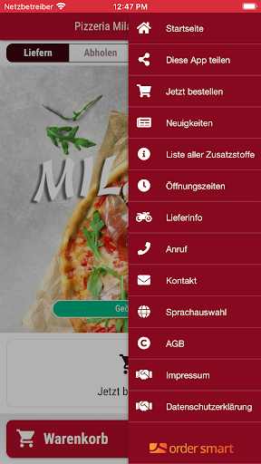 Pizzeria Milano Feldkirch Screen 3