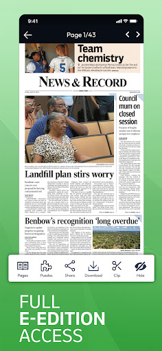 News & Record Screen 3