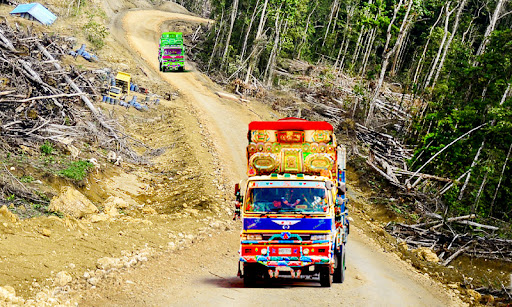 Android application Hill Cargo Truck Driving Game screenshort
