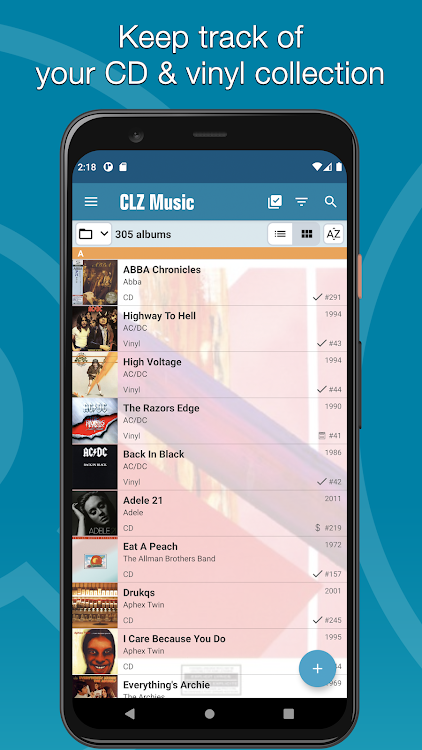 CLZ Music - CD/vinyl database - 9.0.1 - (Android)
