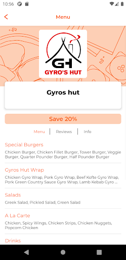 Gyros Hut LS15 Screen 2
