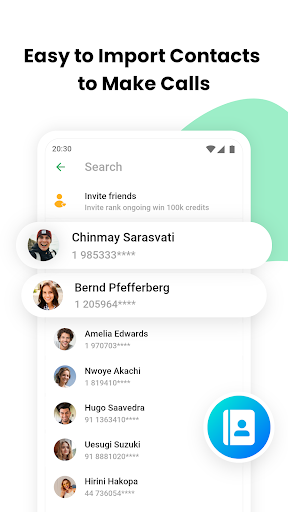 Hangout Voice - Global Calls Screen 3