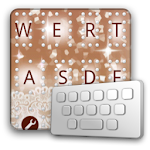 Cover Image of Unduh LaceBeige keyboard skin 1.0 APK