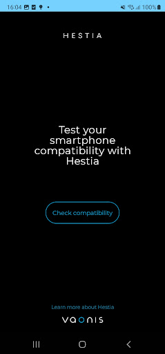 Android application Hestia Compatibility Test screenshort