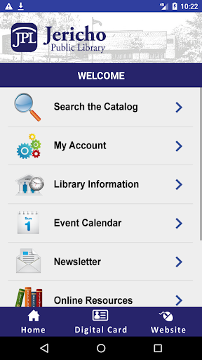 Android application Jericho Mobile Library screenshort