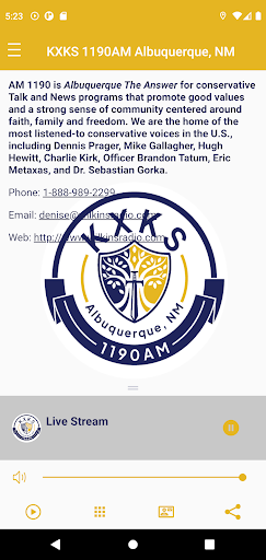 KXKS AM 1190 Screen 3
