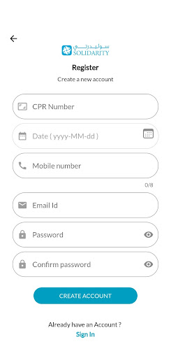 Solidarity Medical Insurance Screen 2