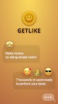 screenshot of Getlike: Earn and promotion