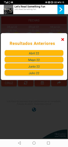 Resultados Loto Nicaragua Screen 3