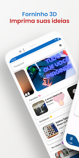 Android application Forninho 3D screenshort