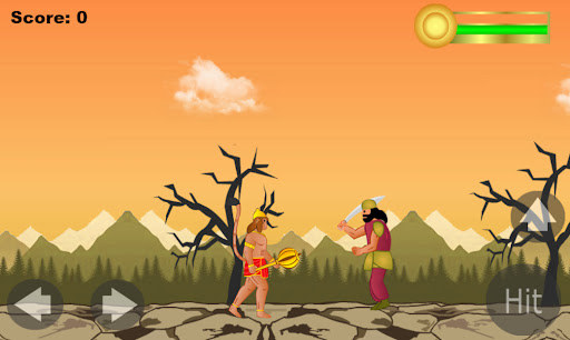 Android application Hanuman Game old(2013) screenshort