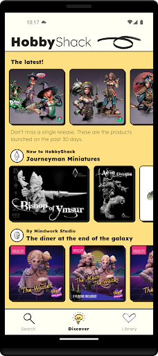 Android application Hobby Shack screenshort