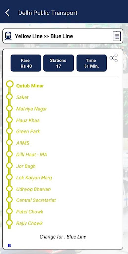 Delhi Public Transport - Metro Screenshot 2 - AppWisp.com
