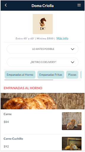 Android application Doma Criolla screenshort