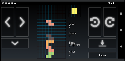 Android application Tetris(Ranking) screenshort