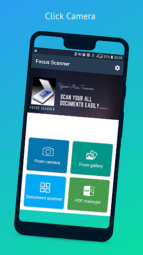 Focus Scanner Fast Pdf HD Document CamScanner apk