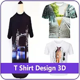 T Shirt Design 3D icon