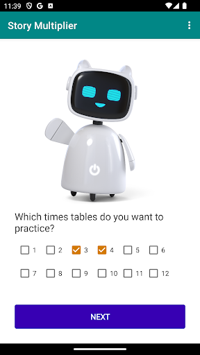 Android application Practice Times Tables With AI screenshort