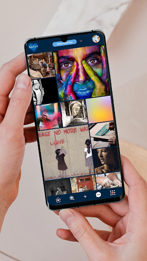 Android application heArt Social screenshort