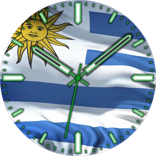 Uruguay Flag Watch Face Logo