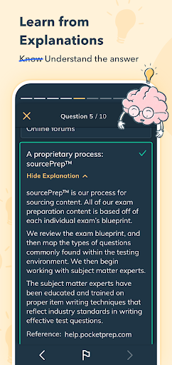 Screenshot of Pocket Prep Essentials