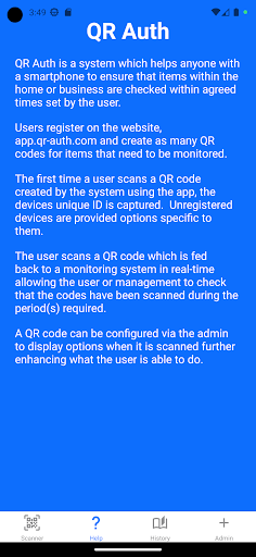QR Authenticator Screen 2