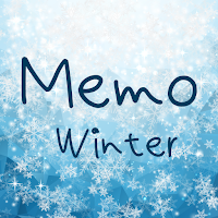 Sticky Memo Notepad Winter