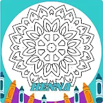 Cover Image of Baixar Henna Mandala Coloring Book  APK