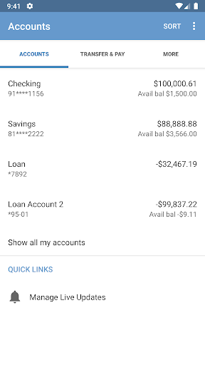 River Valley Community FCU Screen 3