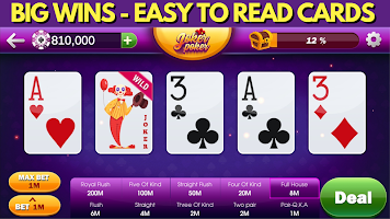 Video Poker Vegas Casino Style APK 屏幕截图图片 #3