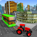 City Tractor Driving Game : Offline Rescue Duty Apk
