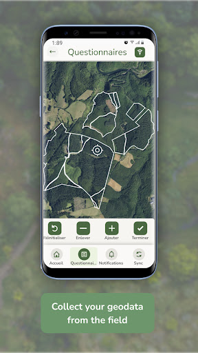 Android application Wildsense Fieldtool screenshort